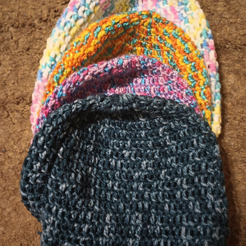 Hand Crafted Multicolor Crochet Hats